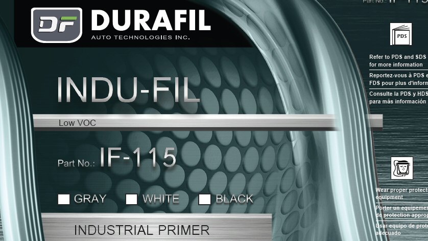 IF-115 Indu-fil Industrial Primer – 1 Gallon