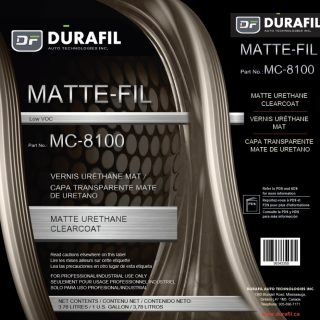 Durafil MC-8100 Matte-fil Matte Urethane Clearcoat - 1 Gallon